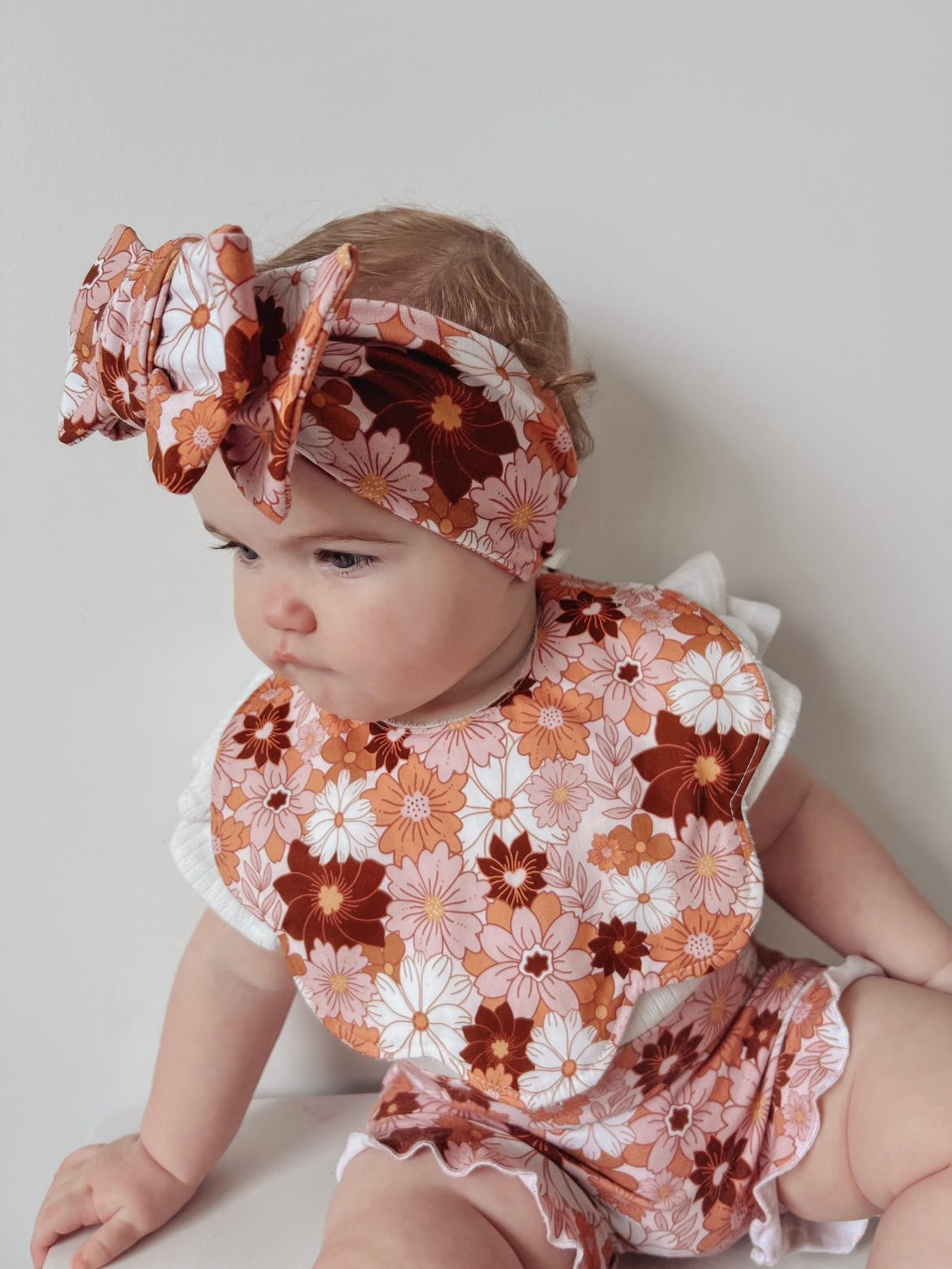 Oversized Bow Headband, Top Knots, Baby Girl Bow: Matilda