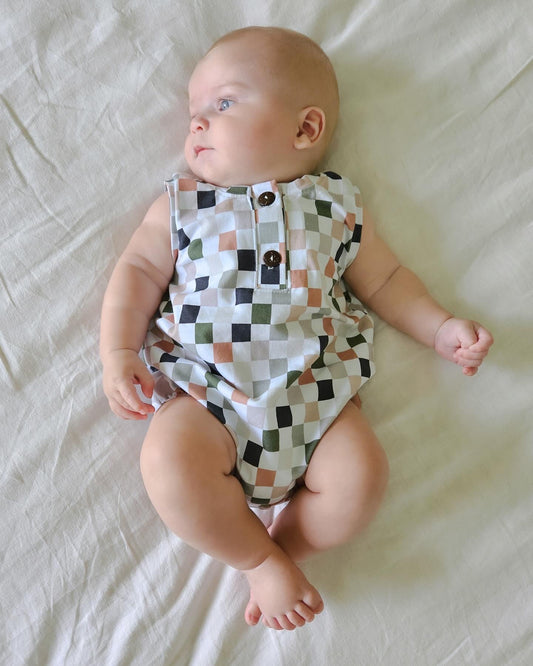 Adorable Baby Breezy Romper: Tyler checks