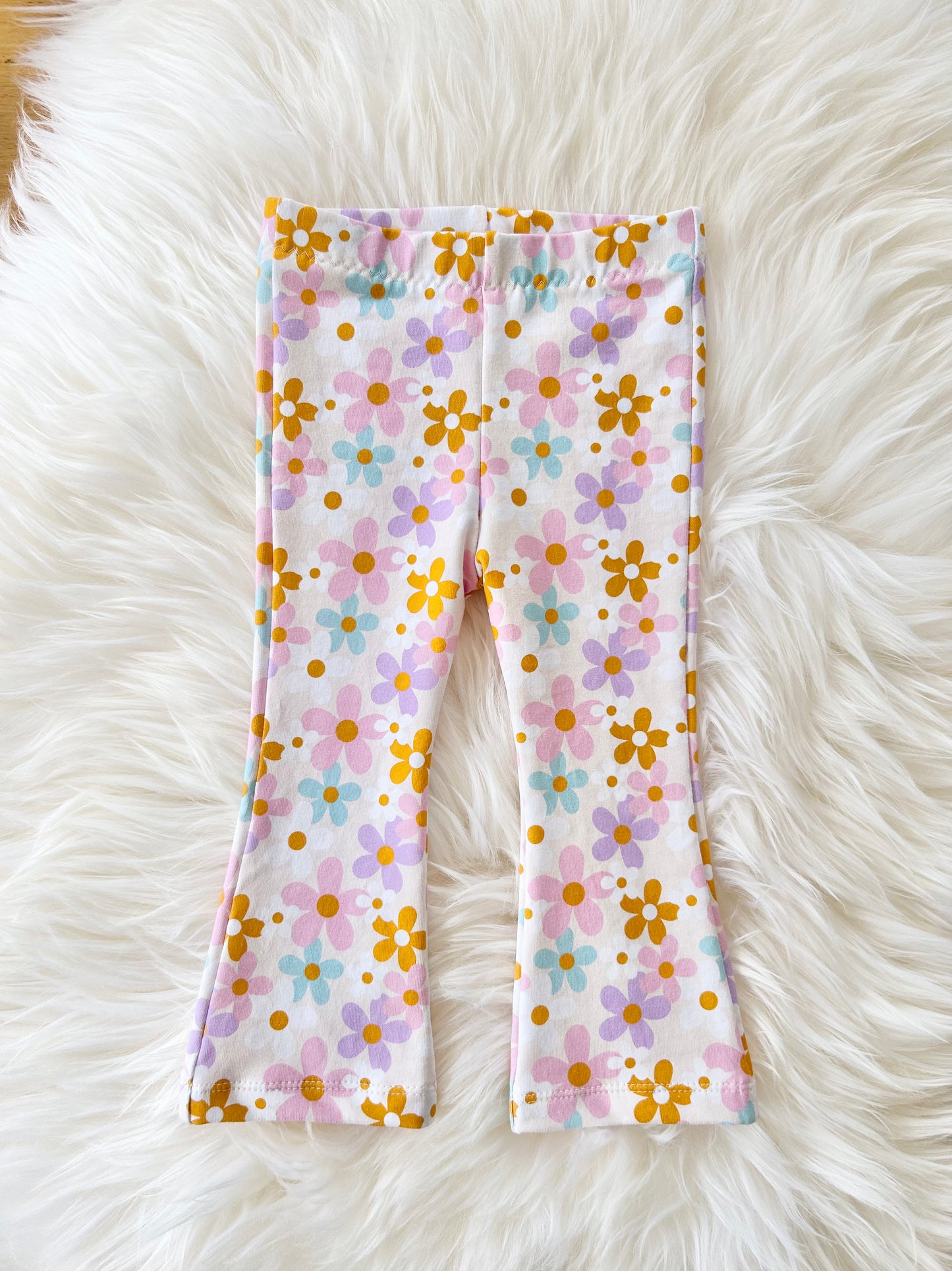 Adorable Floral Flare Pants for Babies & Toddlers: Harper 9-12 months