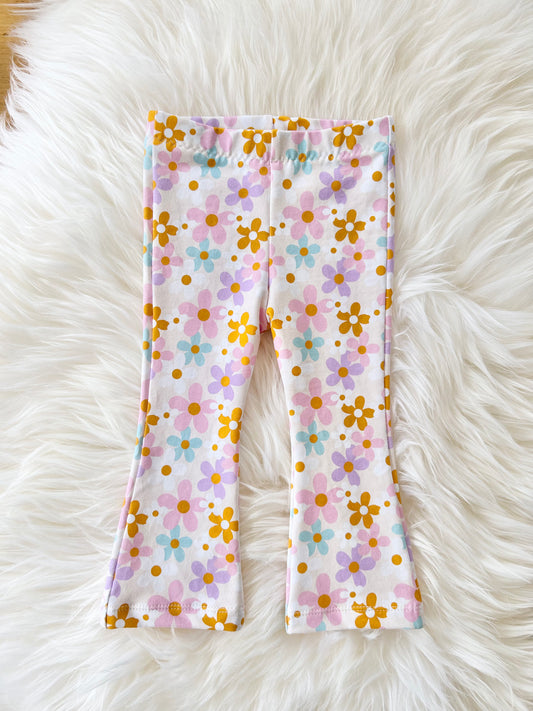 Adorable Floral Flare Pants for Babies & Toddlers: Harper 9-12 months