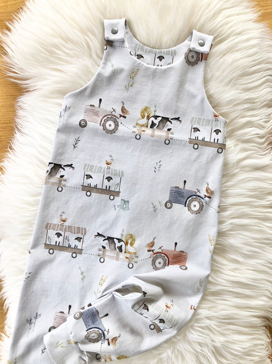 Harem romper: Farm Tractor