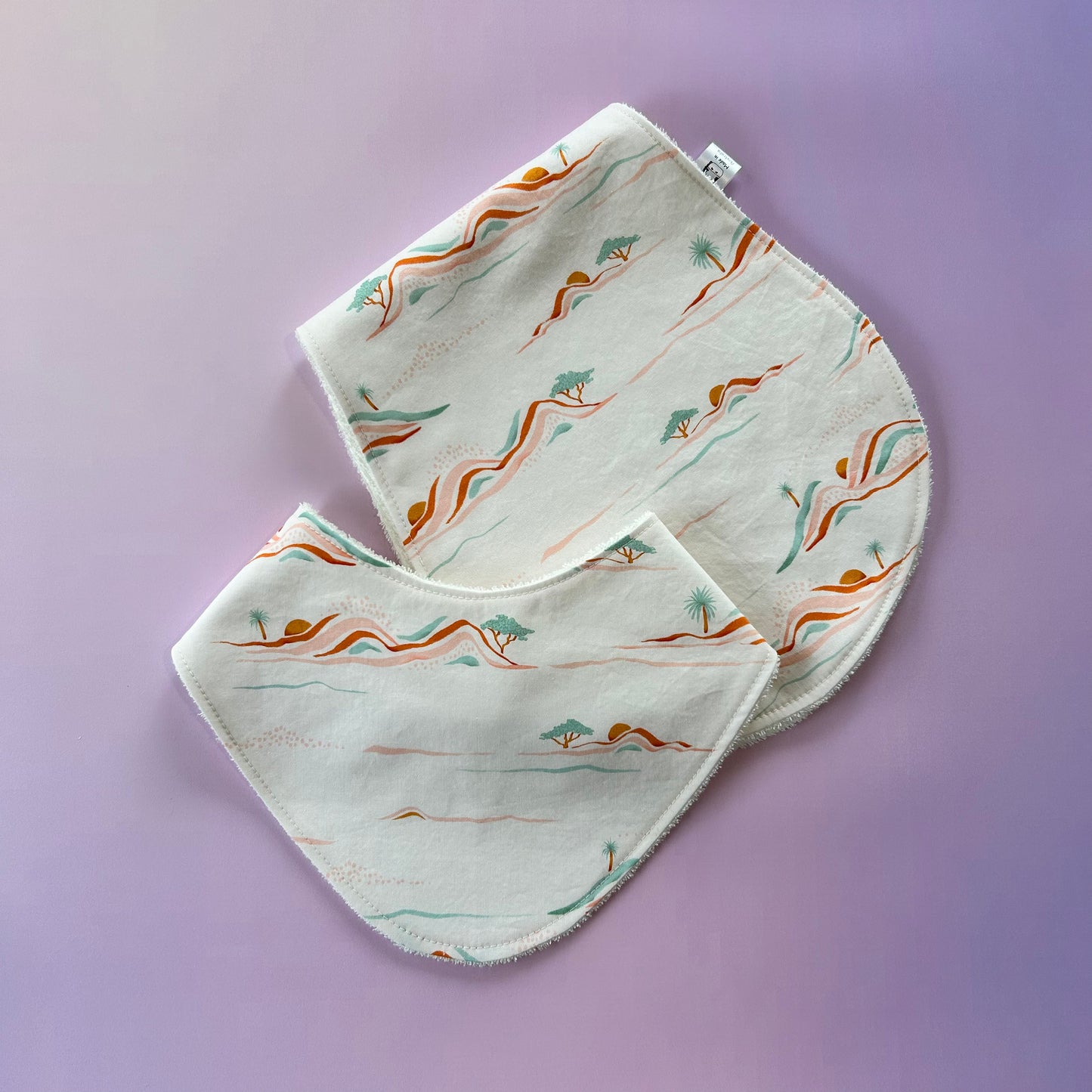 Savanna Bib - Cute Bandana Style for New Moms and Babies, Baby Shower Gift