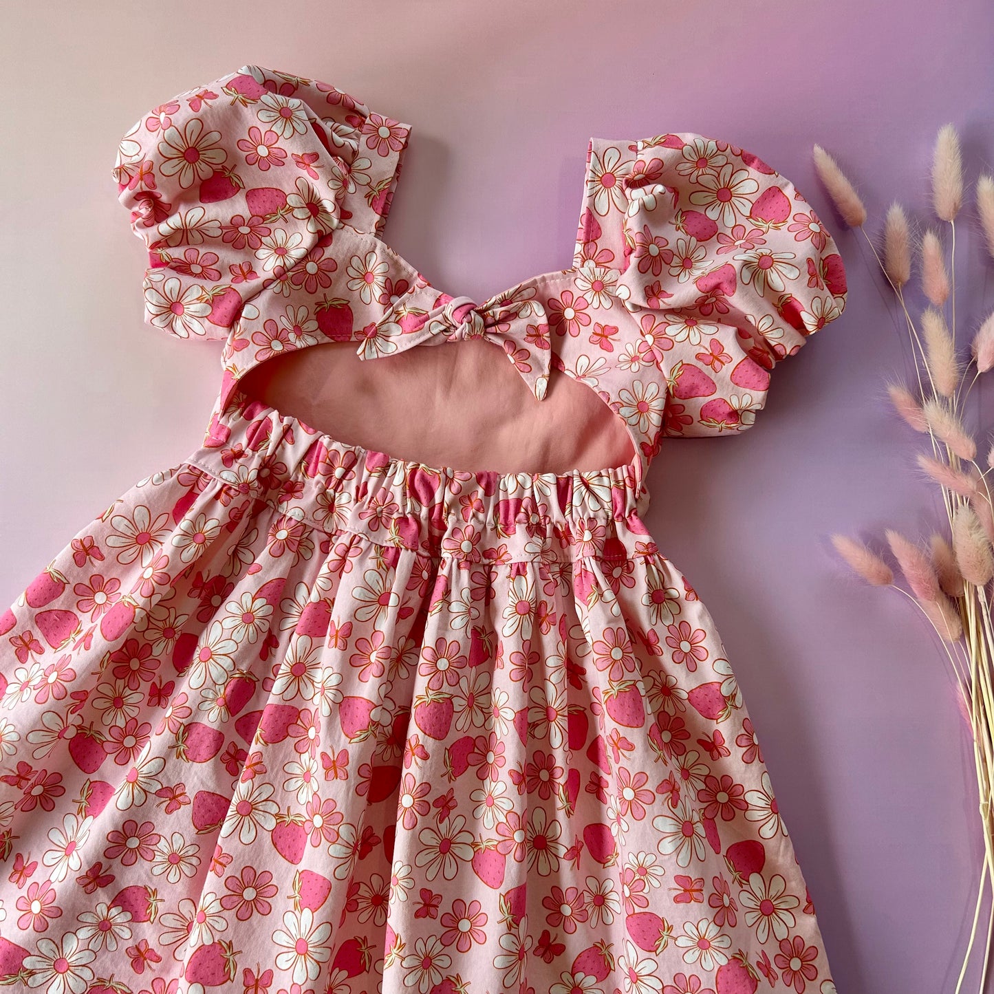 Willow dress: Strawberry & Daisy Size 1