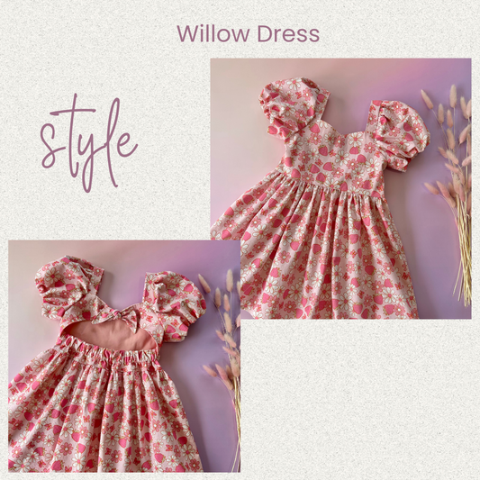 Willow dress: Please select fabric & size