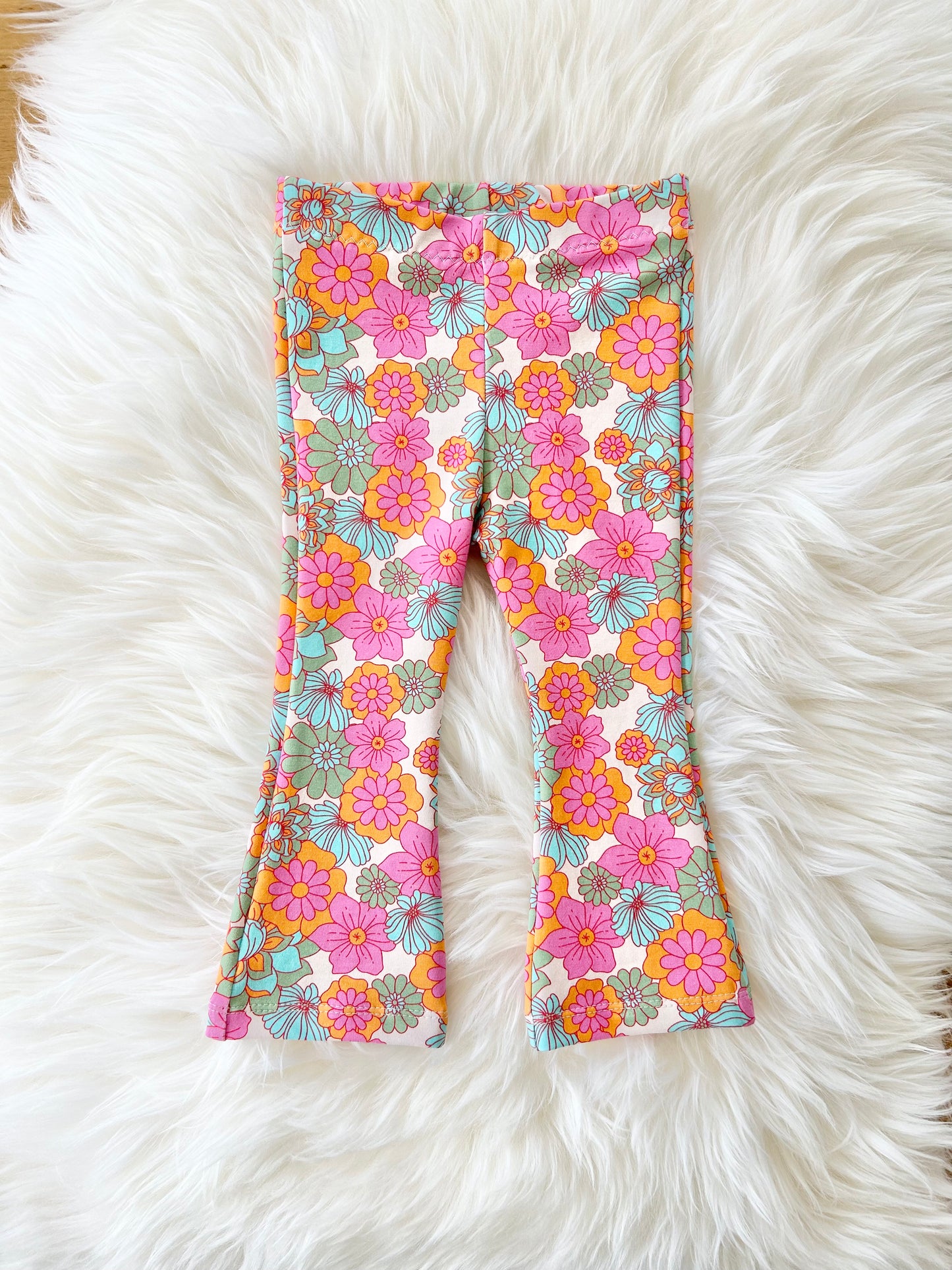 Adorable Floral Flare Pants for Babies & Toddlers: Calliope