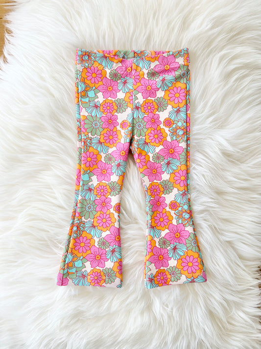 Adorable Floral Flare Pants for Babies & Toddlers: Calliope